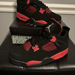Jordan 4 Red Thunder Size 10 Men’s Sneakers