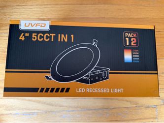 UVFD 4” LED Recessed Lights – 12 Pack – Brand New