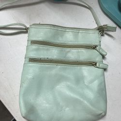Seafoam Green Satchel
