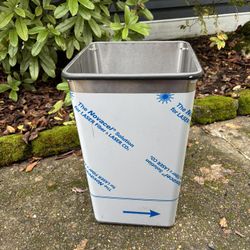 Commercial Stainless Steel Trash Can