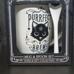Cat Mug & Spoon Set 