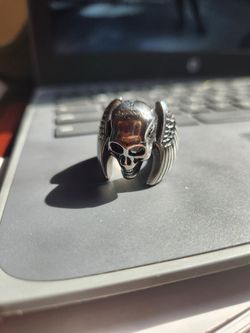 Winged Skull Ring