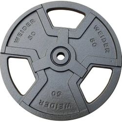 Weider 1in 50Lb weight set. 2 Plates 