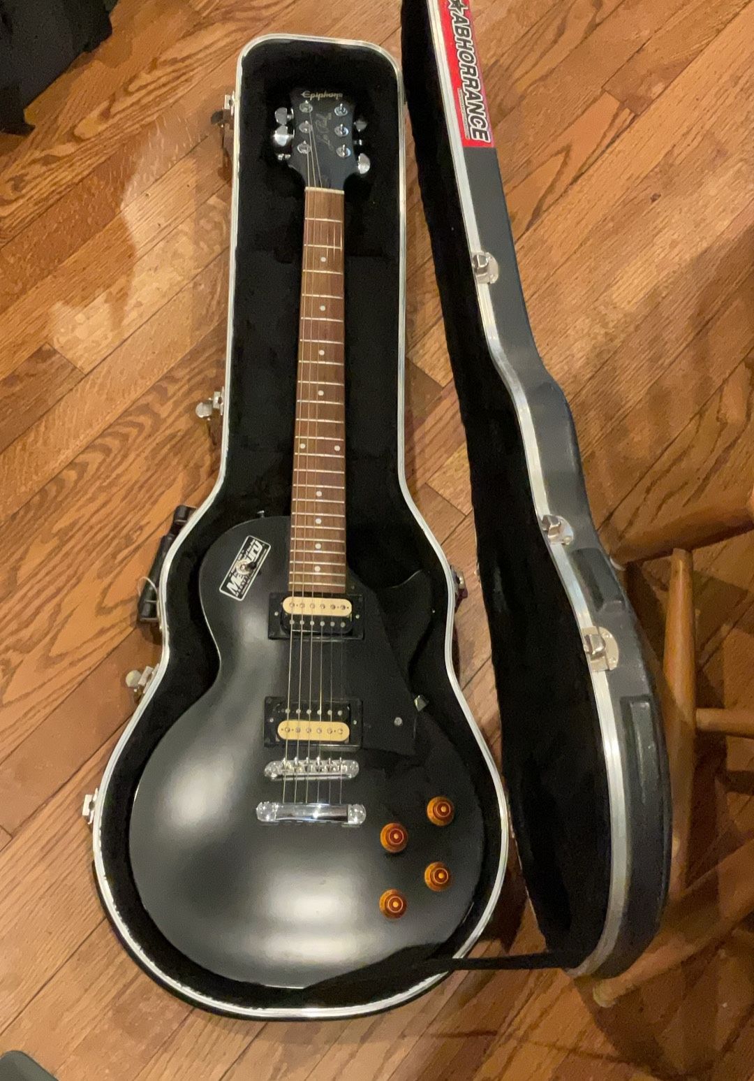Rebuilt Les Paul Epiphone New Frets Carbon Fiberneck Dimarziopickups