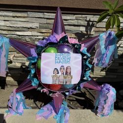 Kpop Demon Hunters Star Pinata With Balls 