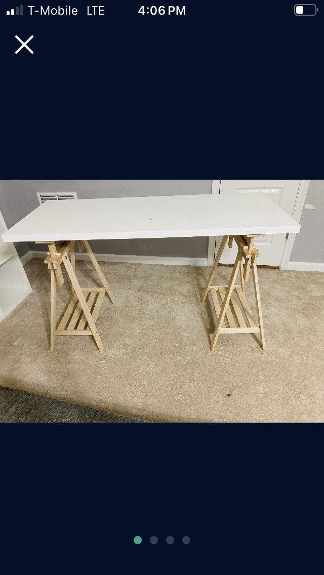 Ikea LAGKAPTEN Drawing Drafting Desk - Adjustable