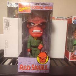 Funko Wacky Wobbler Red Skull Bobblehead 