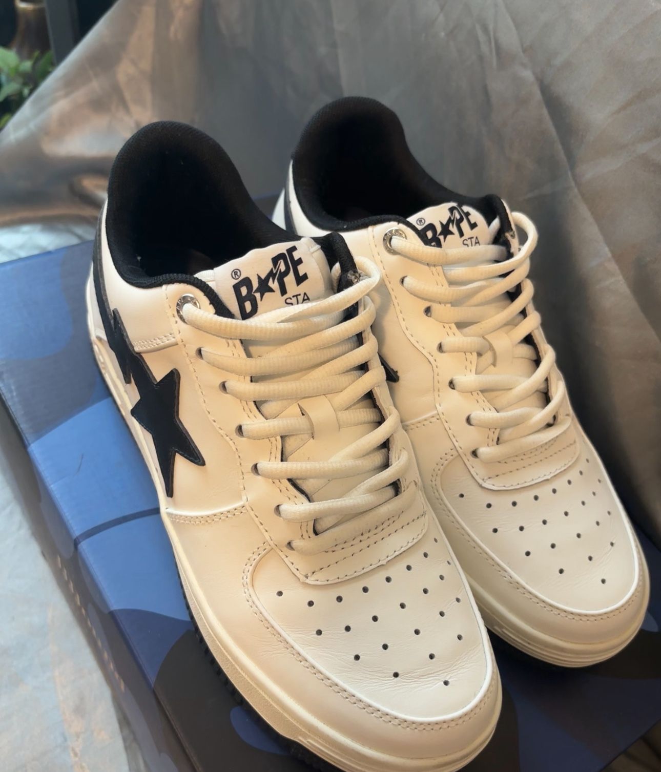 Bape sta White Navy (WITH BOX)