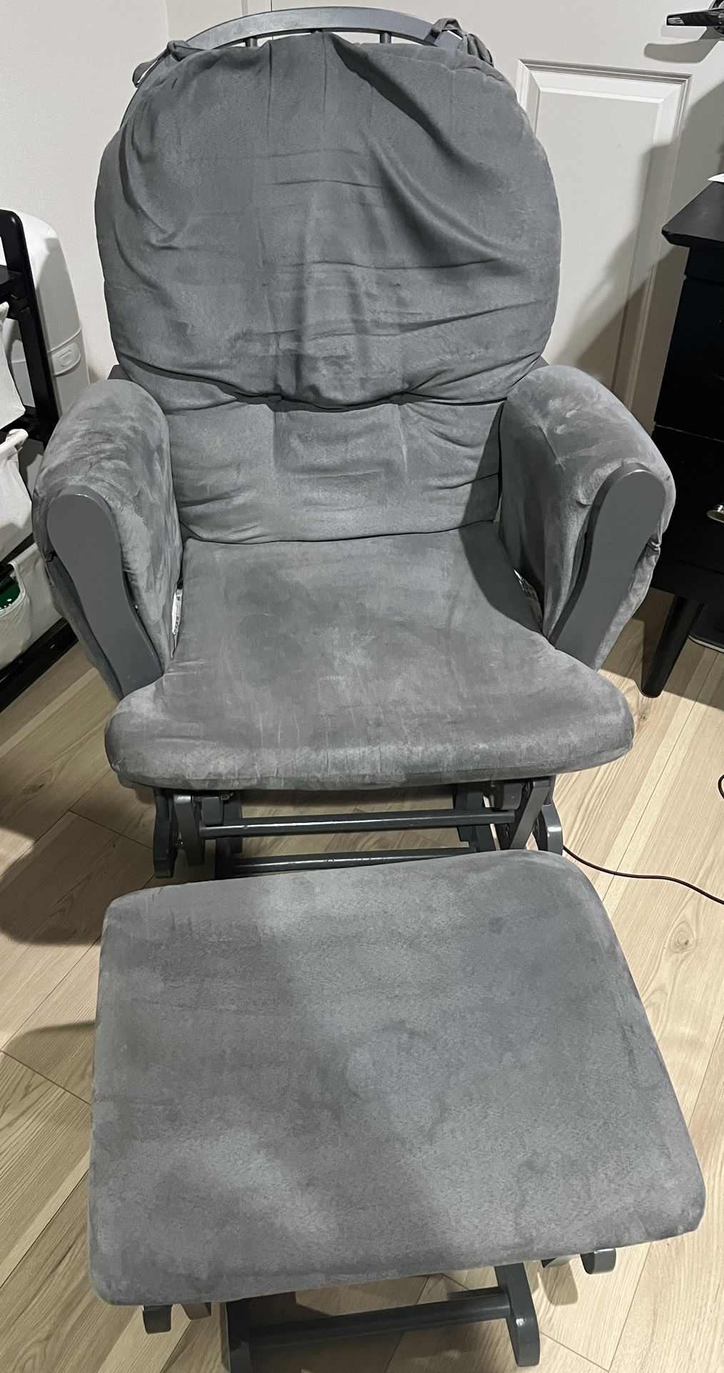 Grey Nursery Rocking Chair