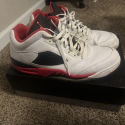 Retro 5 “Fire Red” Lows
