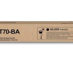 New BP-NT70 BP-NT70BA Black Toner Cartridge Replacement for Sharp BP-50C26 BP-50C31 BP-70C36 BP-70C45 BP-70C55 BP-70C65 BP-50C36 BP-50C45 BP-50C55 BP-