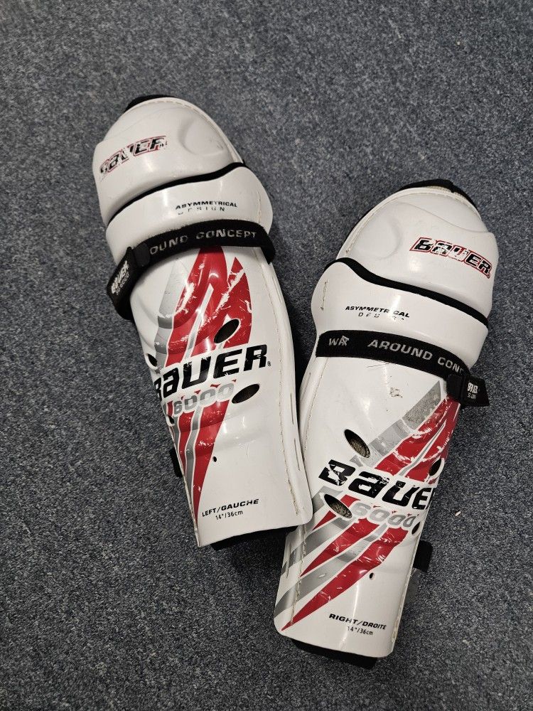 Bauer 6000 Shin Pads 14"