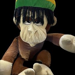 Gigantic 6 Foot Stuffed Jamaican Monkey