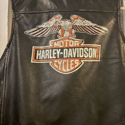 HARLEY DAVIDSON  leather vest-1903