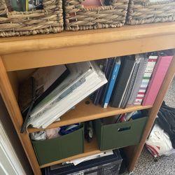 Used Real Wooden Bock Shelf