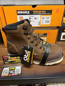 BONANZA FRONTIER PRO WEDGE SOFT TOE WORK BOOTS