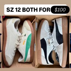 Pumas Classic Casual Size 12 Men Both Like New 