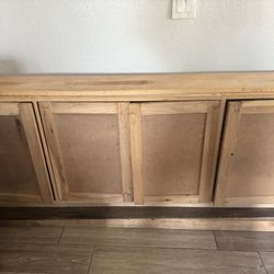 2  Cabinets De Piso Buenas Condiciones  De Madera 