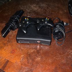 Xbox 360 Includes two controllers, Xbox, connect and power cord