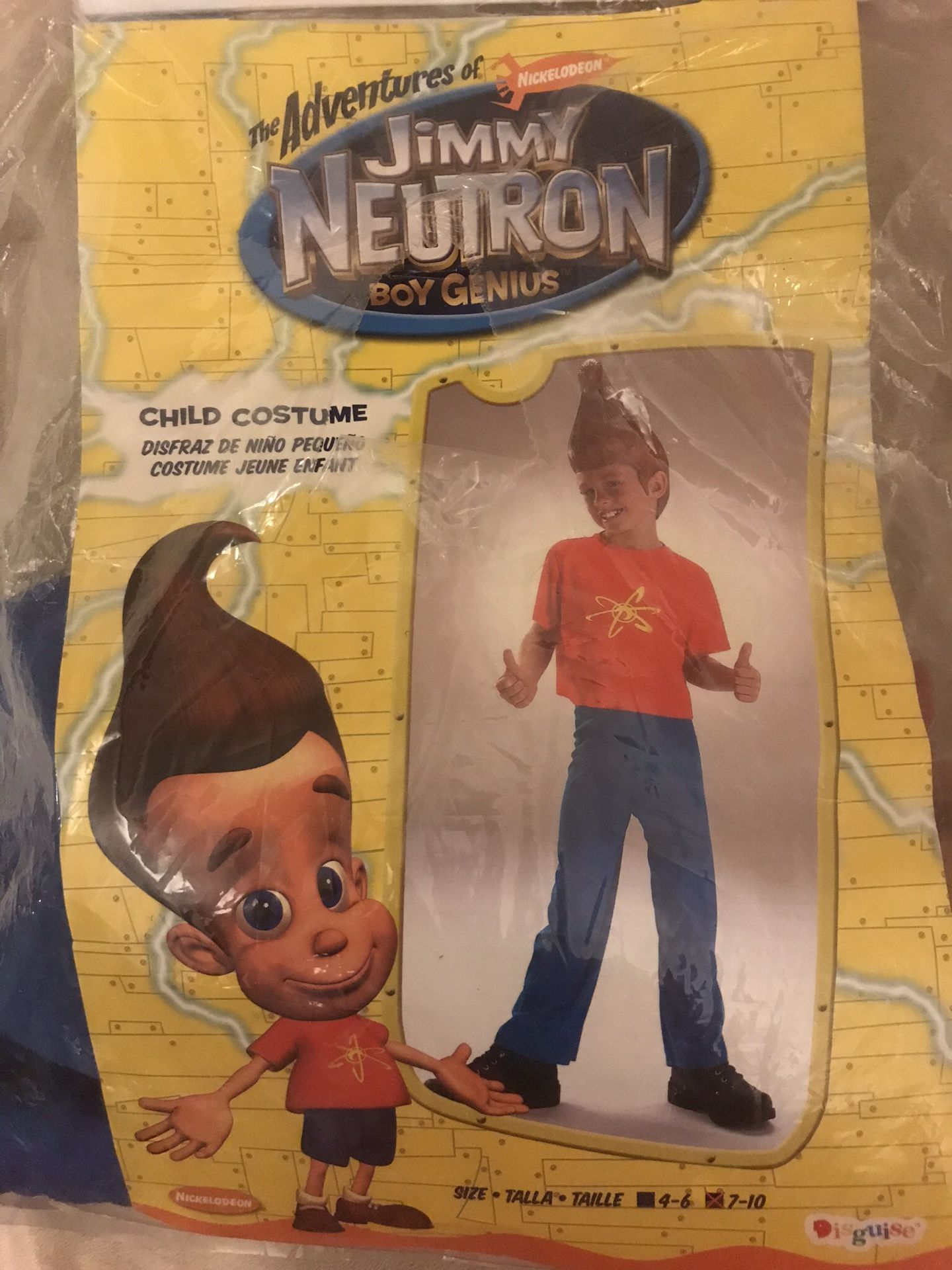 Jimmy Neutron Halloween costume Size 7-10