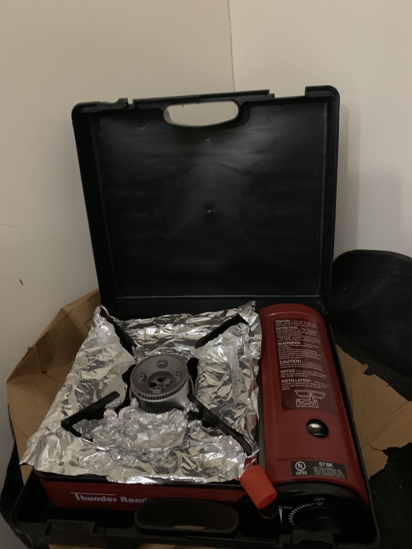 Portable Camping cook Top W Cylinder
