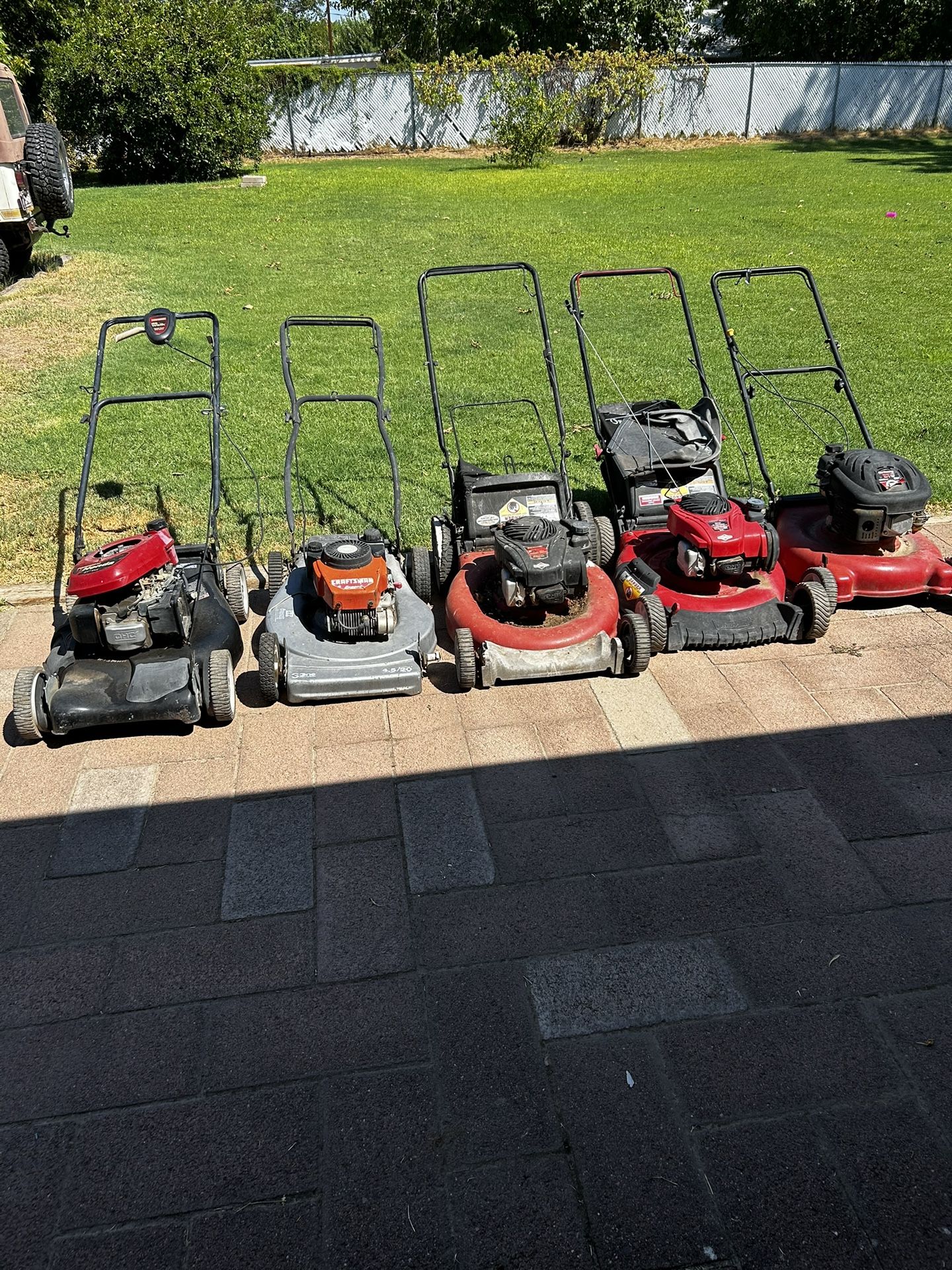 5 Lawnmowers