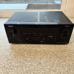 DENON INTEGRATED NETWORK AV RECEIVER.