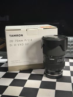 Tamron 28-75mm f/2.8 Di III VXD G2 Lens for Sony E
