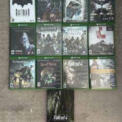 Variety Of Xbox One Games 