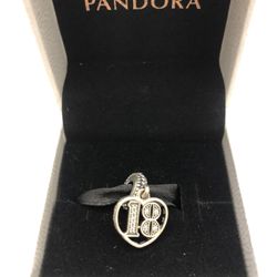 Pandora 18th Celebration Dangle Charm New