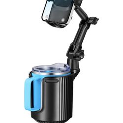 brand new This Hill Upgraded Cup Holder Phone Mount, 2 in 1 Universal Adjustable Long Neck