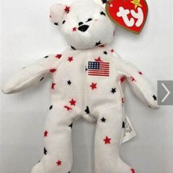 1993 Teanie Beanie Babies Glory The Bear