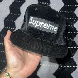 Supreme Velvet Fitted Cap