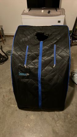 Serene life sauna - single person sauna with chair
