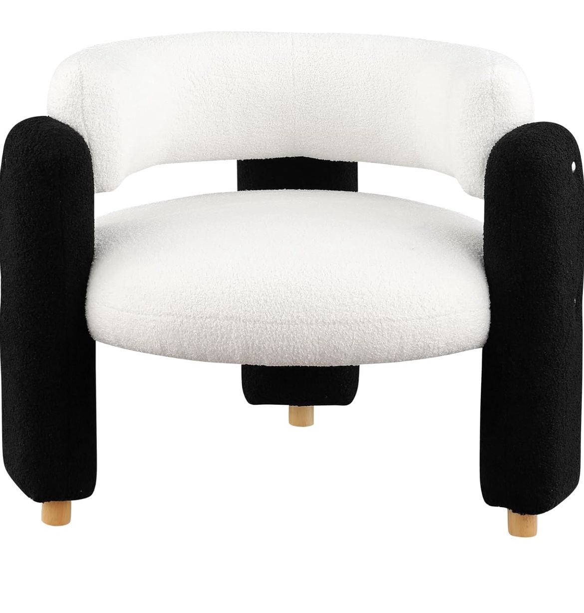 Accent Chair Armchair with Wooden Structure