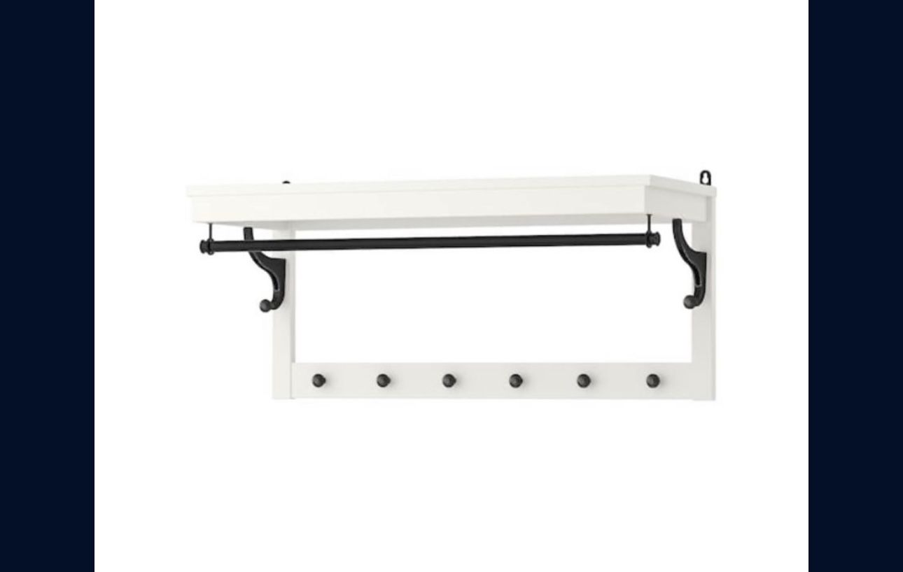 IKEA Coat Rack With Shelf - GREY