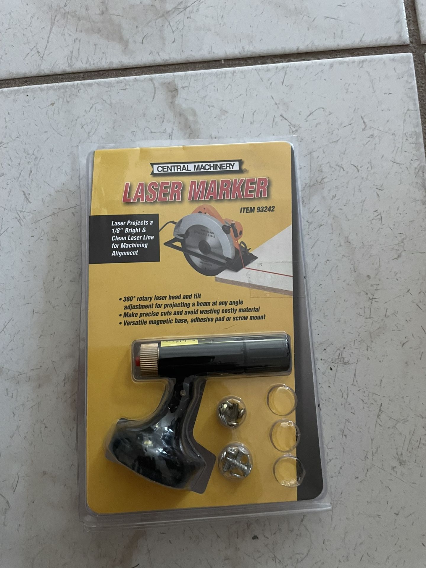 Central Machinery Laser Marker
