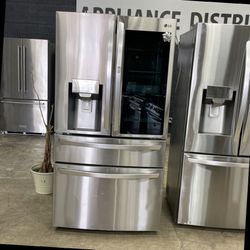 Lg platinum French door refrigerator With craft ice