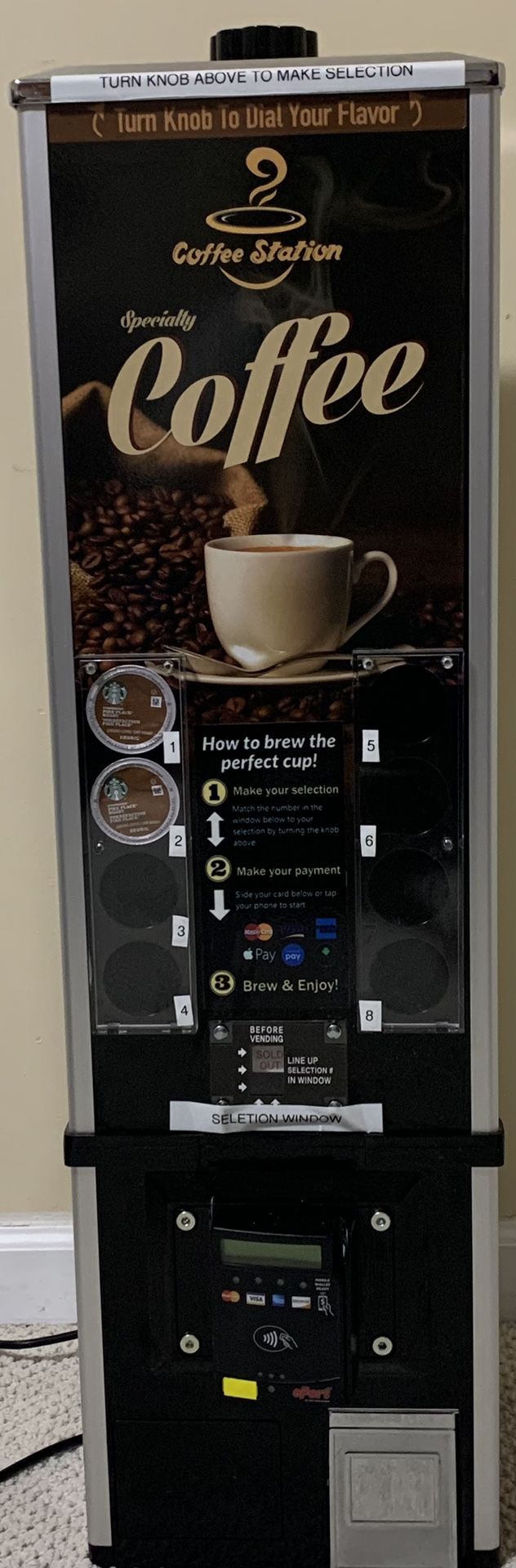 Coffee Pod Vending Machine