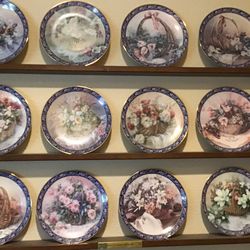 Bradford Exchange Lena Lui Basket Bouquets Limited Edition