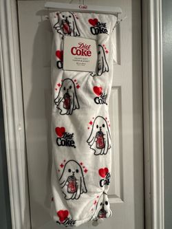 Diet Coke Ghost Blanket