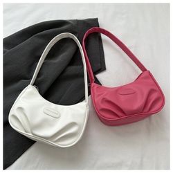 Simple and fashionable armpit bag 2025 texture high-end niche designer shoulder bag