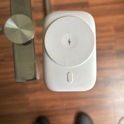 Brookstone Magnetic Charging Wireless Power Bank With Stand