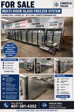 Multiple reaching freezers