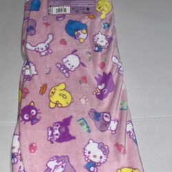 Hello Kitty And Friends Twin Throw Blanket Cloud Super Soft 60X90 Keroppi Cinnamon Roll Kuromi N More! NWT