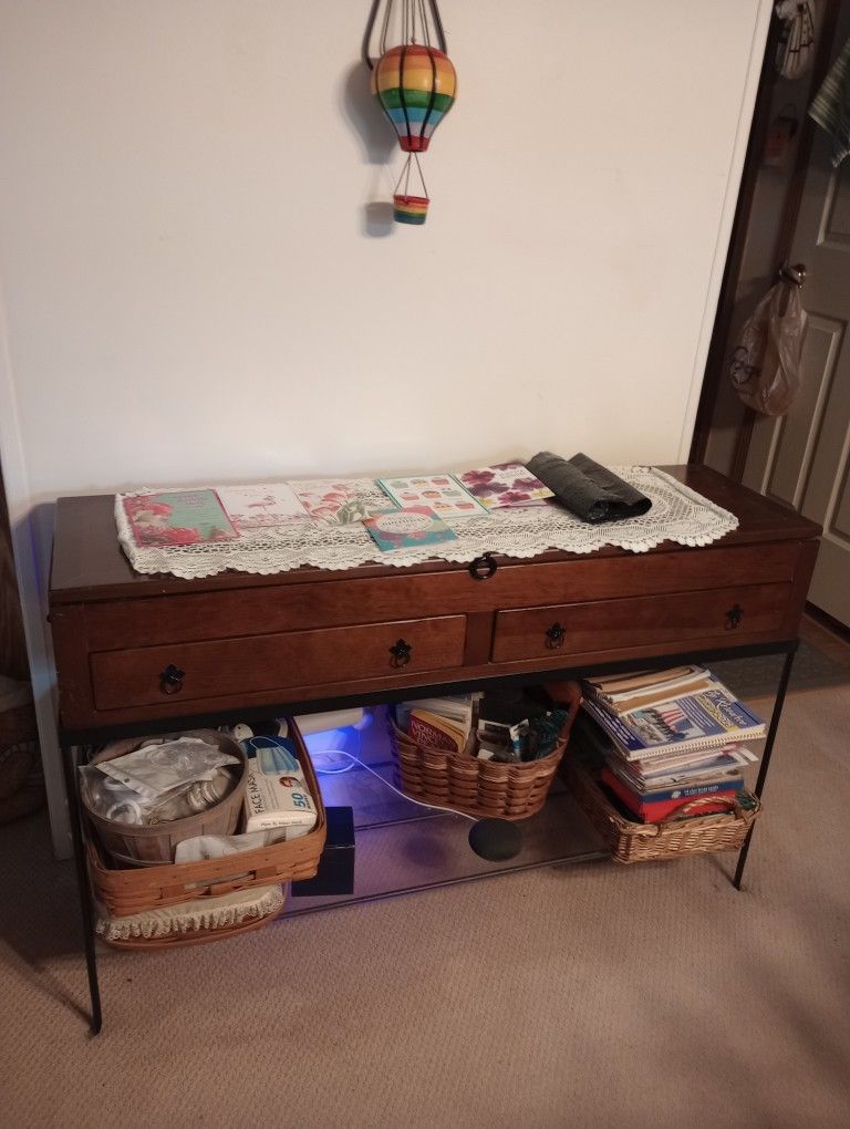 Antique Cabinet With Drawers