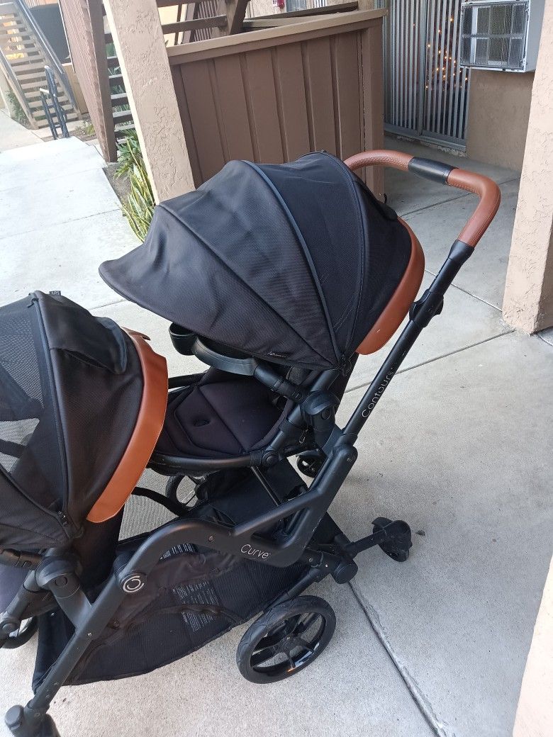 Contours Curve Convertible Double Stroller