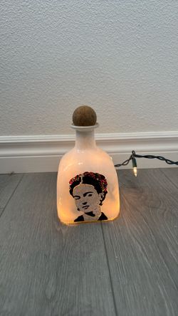 Custom Art Work Patron Alcohol Bottle Lamp Lights work.