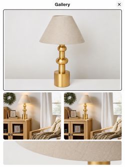 Lámpara de mesa exacta como la foto/ lamp exactly like the photo