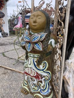 Terra-cotta Diego Rivera Statue Garden Decor Yard Art $125 firm
